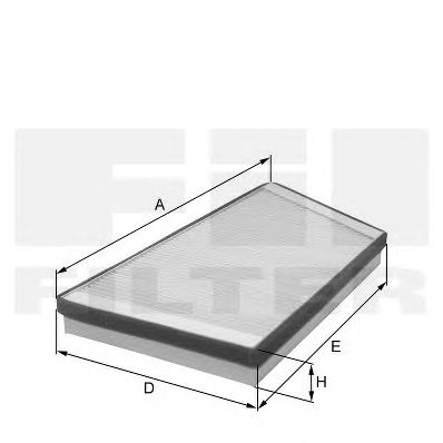 FIL FILTER hc7074 -  Фильтр воздуха в салоне